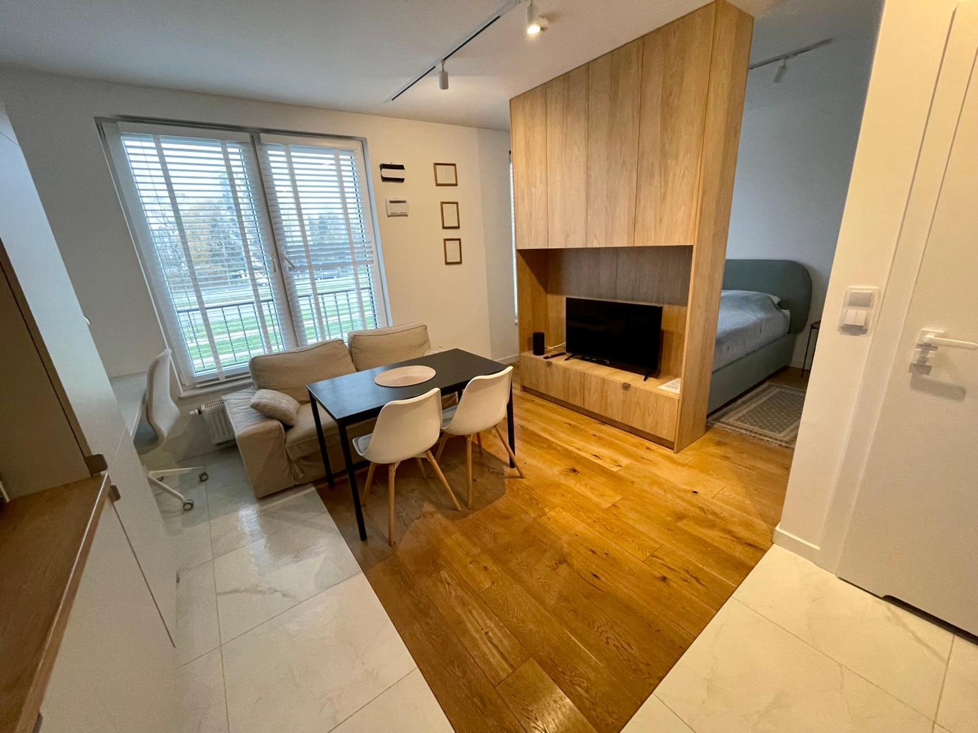 Apartmán Time&House Pileckiego Przy Centrum Onkologi I Klinice Novum Apartament Na Wylacznosc Pokoj,Sypialnia,Lozko, Lazienka,Kuchnia Varšava Exteriér fotografie